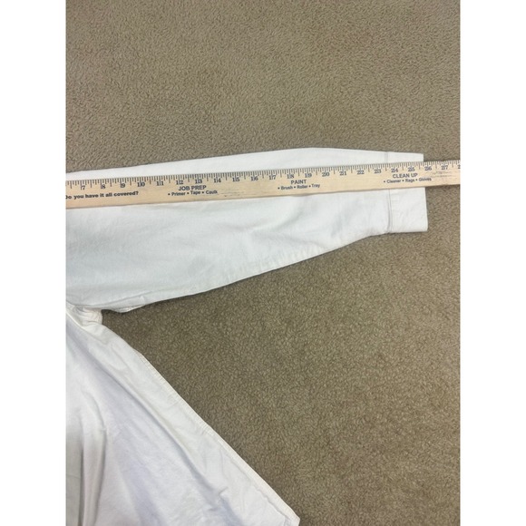 Forever 21 Men Taupe Woven Button Up Long Sleeve Shirt Size L - Picture 12 of 13